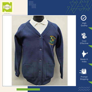 เสื้อสเวตเตอร์โรงเรียนทำด้วยผ้าขนสัตว์สำหรับเด็กผู้หญิงสามารถปรับแต่งได้สำหรับฤดูใบไม้ร่วงฤดูหนาว - Product Image 4