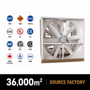Industrial FRP Negative Pressure Cooling Fan - Large Air Flow Workshop Ventilator