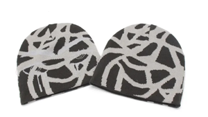 Wholesale 100% Acrylic Jacquard Knitted <b>Beanie</b> <b>Hat</b> Custom Winter <b>Wool</b> Toques with Hand Embroidery Contrast Color Travel <b>Beanie</b> - Product Image 4