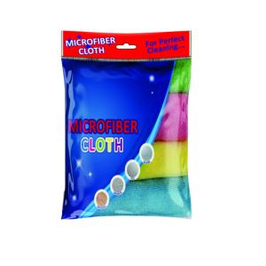 Serviette de séchage en microfibre écologique 30x30cm, logo personnalisé, chiffon de nettoyage pour sol de voiture, lot de 4 pièces - Product Image 1