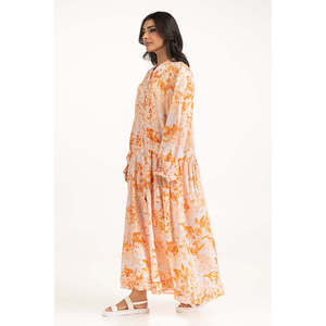 Robe Coupe Droite WM-DRS-SS25-205 en Spandex Brodé au Crochet avec Doublure Respirante, Style Décontracté et Sexy pour Fêtes, Volants Unis – Commande - Product Image 2