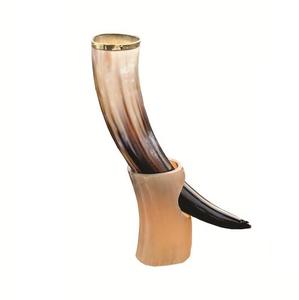 Cuerno para beber vikingo elegante con soporte Cuerno para beber vikingo de calidad superior con aceptar tamaño personalizado - Product Image 2