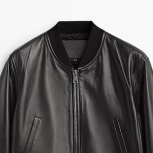 Vestes en cuir pour femmes Manteau d'extérieur respirant décontracté Veste en cuir Streetwear Femme Varsity Jacket - Product Image 6