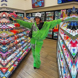 Zip up Distressed Bordado Acid Wash Sun Faded Distressed Sets Vintage Hoodie Sunfaded Sets Sweatsuit Trajes Chándales - Product Image 1