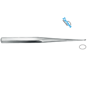 Cureta de hueso Bruns de acero inoxidable de alta calidad, ovalada sólida No. 0023 cm, fabricante y exportador de instrumentos quirúrgicos - Product Image 6