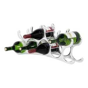 Unique Design Black Finished Metal Adjustable Height Eco-Friendly Modern <b>Wine</b> Bottle Rack for <b>Bar</b> Hotel Restaurant Hot Selling - Product Image 4