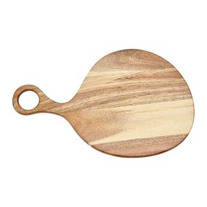 Planche à découper élégante en bois ACACIA nouveauté planche à pizza ARTISAN AURA pour la cuisine et le restaurant décor coupe des aliments - Product Image 4