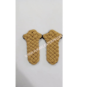 Épaulette tressée torsadée OEM en soie de broderie personnalisée sur mesure - Product Image 1