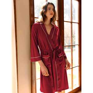 Robe de Chambre Confortable en Bambou Premium Personnalisée pour Femmes - Product Image 3