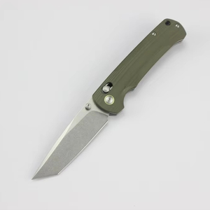 T041 New Arrival 14c28n Thép Edc Pocket Knife Tự Vệ Chiến Thuật Survival G10 Tay Gấp Trục Dao Cho Các Hoạt Động Ngoài Trời - Product Image 2