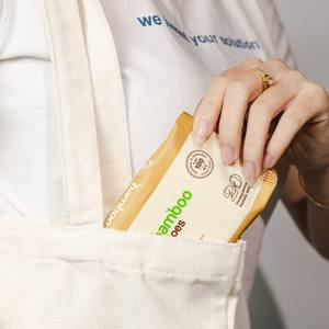 Toallitas ecológicas, toallitas limpiadoras de uso diario no tejidas biodegradables ecológicas, suaves, sin perfume, toallitas certificadas INTERTEK de 15x20cm, 80 Uds. - Product Image 6