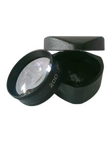 INSTRUMENT OPTIQUE 20D NOIR DOUBLE LENTILLE ASPHERIQUE AVEC BOÎTE ET MANUEL DE NETTOYAGE .... - Product Image 3