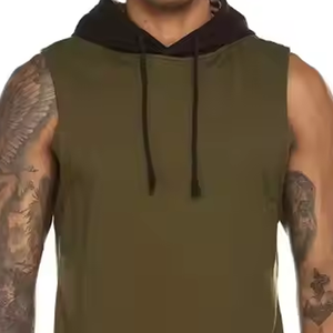 Professional 100% Cotton Gym <b>Hoodies</b> for Men Top Trending Winter Casual Clothing Solid Pattern Digital Printing Sweatshirts - Product Image 3