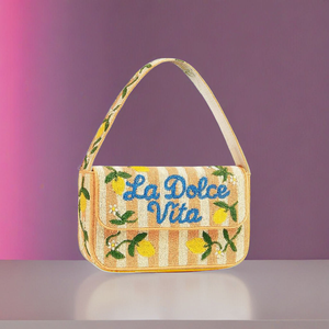 Nuevo diseñador hecho a mano con cuentas STAUO bordado bolso de hombro lindo elegante moda de lujo Top de moda por Artesanías de lujo - Product Image 2