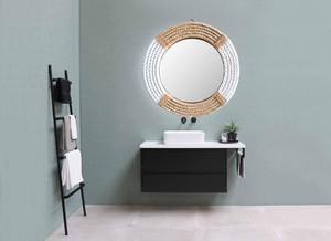 Latest Modern Mother of Pearl & MDF & Resin Luxury Wall Decor <b>Mirror</b> with Glass Frame by S a and - Product Image 4