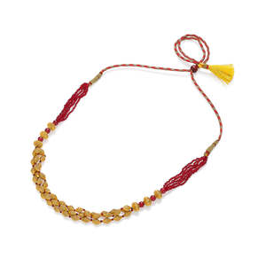 Collier Thushi en or jaune Satyam pour femmes - Bijoux de collection culturelle - Product Image 3