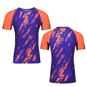 Custom Printed Short Sleeve MMA <b>Rash</b> <b>Guard</b> Shirt BJJ Compression Top with OEM Fabric Technology for Men and <b>Women</b> New Design - Product Image 4
