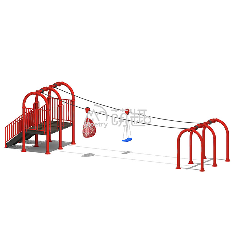 Zip line 2 voies pour les enfants