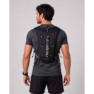 Gilet de course léger pour hommes, noir, pour sports de plein air, avec poche d'hydratation, sac à dos de randonnée - Product Image 4
