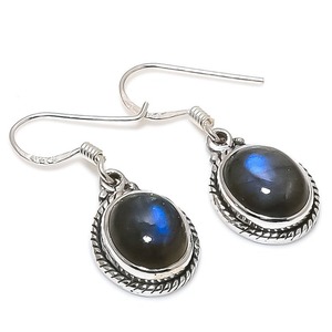 Labradorite Gemstone Jewelry For Women Silver Boho Style <b>Earrings</b> Jewelry 925 Sterling Silver Trending <b>Handmade</b> <b>Earrings</b> Gift - Product Image 1
