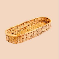Prix de gros des paniers tissés en jonc de mer pots de plantes pour la plantation de fleurs de jardin panier de rangement plateau panier à linge en paille de rotin