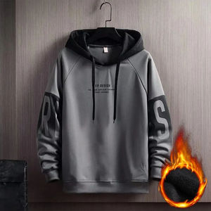 Top Quality Heavyweight <b>Men's</b> Hoodie Fashion Loose <b>Thick</b> Fabric Hoodie With Letter Print Sweatshirts <b>Hoodies</b> <b>for</b> <b>Men</b> - Product Image 2