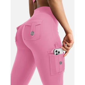 Leggings Deportivos de Cintura Alta Elástica y Sin Costuras para Mujer, Pantalones de Yoga de Secado Rápido y Transpirables - Product Image 3