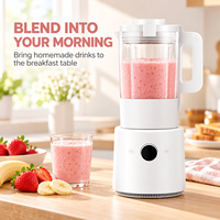 Blender intelligent à neuf vitesses avec pot en verre, six lames et contrôle par application mobile pour smoothies et milkshakes
