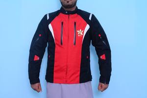 Hombres 3/4 impermeable reflectante Touring Jacket Gear Chaqueta Moto Chaqueta Para Moto de talla grande ropa deportiva - Product Image 2