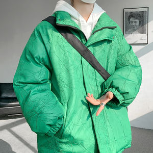 Manteau de veste vert bouffant Style régulier à capuche manteaux en duvet pour femmes hiver - Product Image 1
