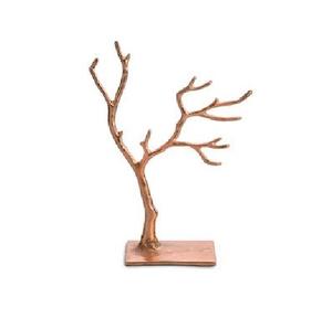 Sculpture d'arbre en aluminium artisanale et artistique, style Art déco, symbolisant la croissance intemporelle, la sérénité, l'équilibre, l'artisanat métallique de qualité. - Product Image 3