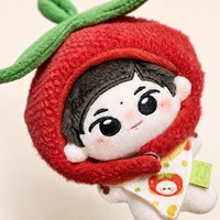 Boneka Kapas Lucu Custom dengan Hiasan Sayap dan Tudung Ceri Grosir