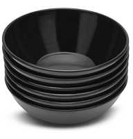 Ensemble de 2 bols à soupe en mélamine triple couche de haute qualité, anti-taches de curcuma, résistants aux bris, bols de 7 pouces pour un usage quotidien