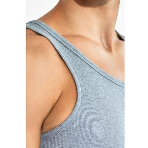 Camiseta sin mangas de gimnasio para hombre con precio de fábrica 2025, camiseta interior de Fitness de corte bajo hecha de algodón de Bangladesh, gran cantidad, precio bajo - Product Image 4