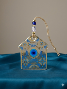 House Design Evil Eye <b>Wall</b> <b>Decor</b> Gold Nazar Amulet Turkish Lucky Charm Housewarming Gift Home Decoration - Product Image 2