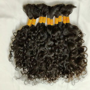 Paquetes de cabello indio Remy Natural de alta calidad 100%, máquina de doble trama trenzada, extensiones de donante de una sola cabeza, todos los colores - Product Image 1