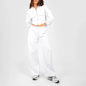 Survêtements pour femmes fabriqués au Pakistan, tissu de qualité supérieure, 100% coton, service OEM, logo brodé, dernier design 2025 - Product Image 6