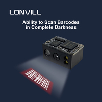 LONVILLWholesale USB TTL RS232 Mini QR Code Reader Engine Small OEM 2d Barcode Scanner Modules,barcode scanner Android para la venta