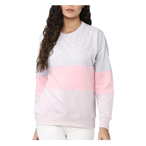 Nouveau design de haute qualité surdimensionné mode automne hiver femmes sweats avec badge et lettre avant personnalisable - Product Image 1