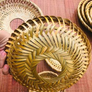 Natural Woven Bamboo <b>Trivet</b> of Many Sizes Effectively Prevent Heat, Suitable for Pots, Pans and Hot Plates - Product Image 5