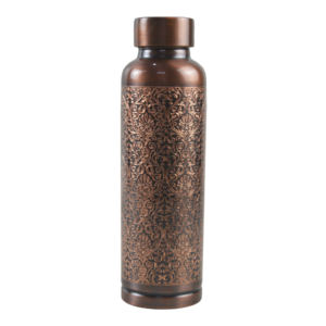 High Quality Red Colour <b>Copper</b> <b>Bottle</b> Hammered Design Water <b>Drinking</b> Table Decors -Friendly Business Gifts Adults Outdoor Tours - Product Image 4