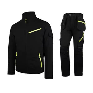 Conjunto de Ropa de Trabajo, Chaqueta y Pantalones, Uniforme de Trabajo Ligero, Impermeable, Talla Grande, Carcasa Suave, Alta Calidad, Poliéster Dangri - Product Image 4