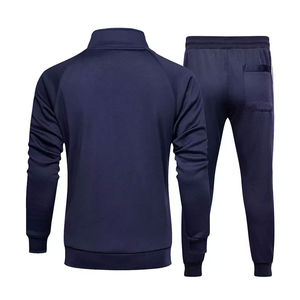 Chándales Conjuntos para correr Ropa deportiva para hombre Otoño Invierno 2 piezas Sudadera Pantalones Marca Azul Jogging Ropa Traje deportivo - Product Image 2