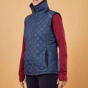 Horse Riding Apparel Sleeveless Zip Front Outdoor Riding <b>Waistcoat</b> Women Equestrian Padded <b>Quilted</b> Vest - Product Image 5