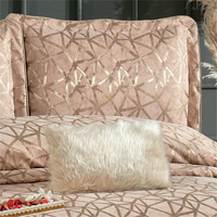 Guzide ELIZ Ensemble de 4 pièces classique rayé en fil teint 100% chenille tissé lavable anti-acariens anti-déchirures pour couvre-lit domestique TR