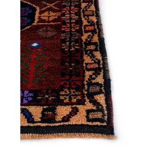 Nuray Hand Knotted Wool Rugs in <b>Red</b> & Orange Geometric Pattern Pae-3002 for Home Use - Product Image 4