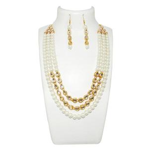 Ensemble de collier réversible Vivant 2800303 perles Meenakari Kundan Charms bijoux de mode - Product Image 1