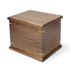 Urna de cremación funeraria de diseño moderno de calidad de exportación, urnas de ataúd de madera disponibles a precio mayorista para exportar desde la India - Product Image 2