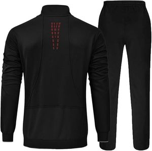 ชุดวอร์มกีฬาผ้าฝ้าย 100% สำหรับผู้ชาย ไซส์ยุโรปและอเมริกา เหมาะสำหรับออกกำลังกายและกิจกรรมกลางแจ้งในฤดูหนาว - Product Image 2