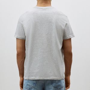 T-shirts en coton pour hommes, vêtements noirs à manches courtes et coupe ample pour hommes - Product Image 2
